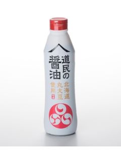 ﾄﾓｴ道民の醤油北海道丸大豆450mlﾎﾞﾄﾙ