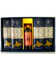 "Dattan Soba" dried noodles x10 bundles, "Shinmon Tsuyu" soup set
