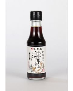 トモエ　北海道の鮭節香るだし醤油150ml瓶